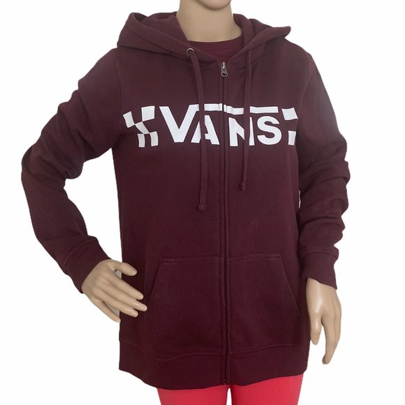 Vans Tops - VANS DROP V CHECK ZIP Women's Hoodie Sweatshirt